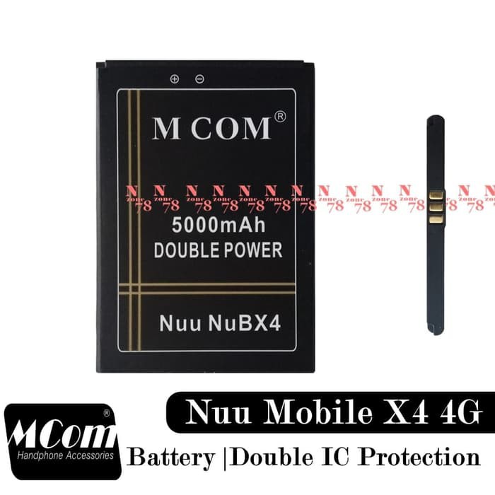 DISKON BATERAI NUU MOBILE X4 BX4 NUBX4 4G LTE DOUBLE IC PROTECTION