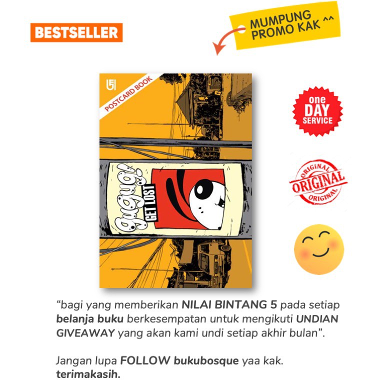 

Terlaris ✨ - Gugug! Get Lost Postcard Book (Gramedia Pustaka Utama) - ORI3.1.23