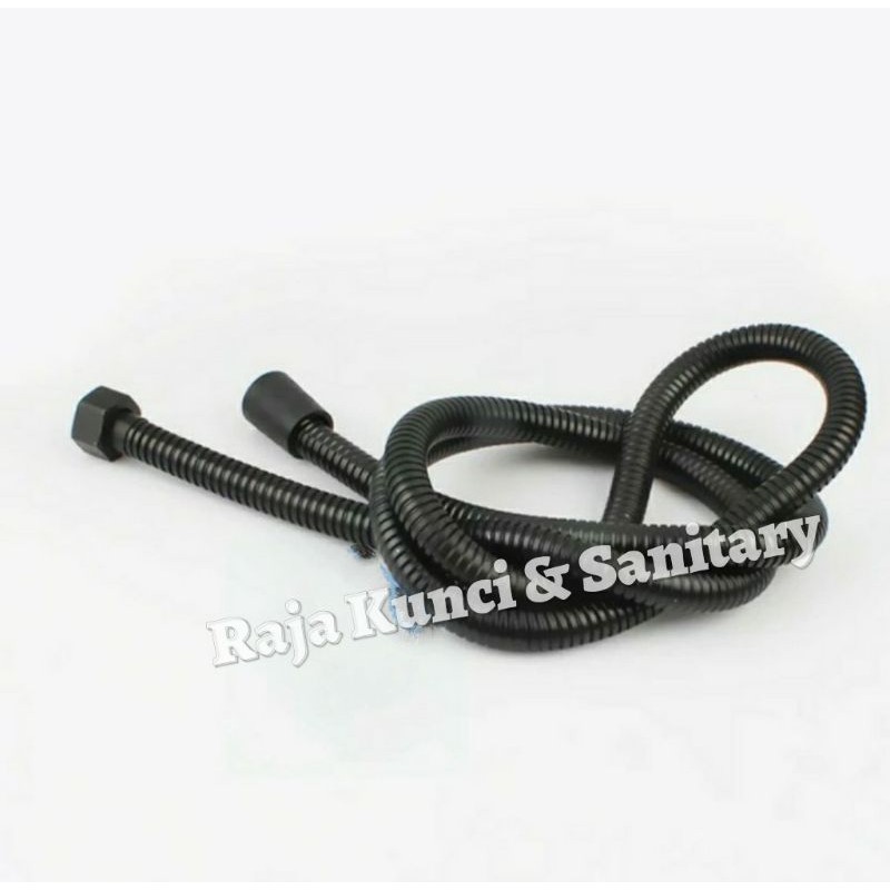 Selang Shower Stainless Hitam/Black/Flexibel Shower/Selang Flexibel Shower Hitam/Black