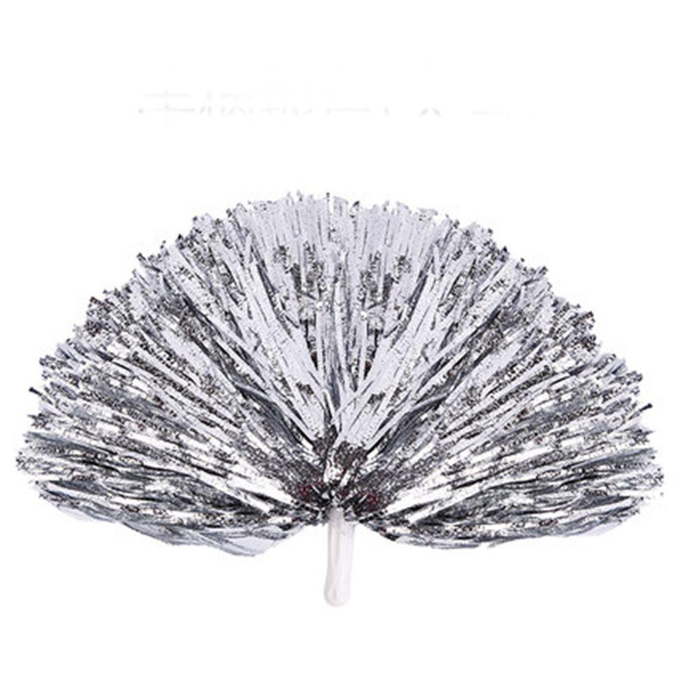 CHOOKYY 1pc/1pasang Cheerleader Pompom Konser Fancy Double hole handle Penghias Pesta Tari