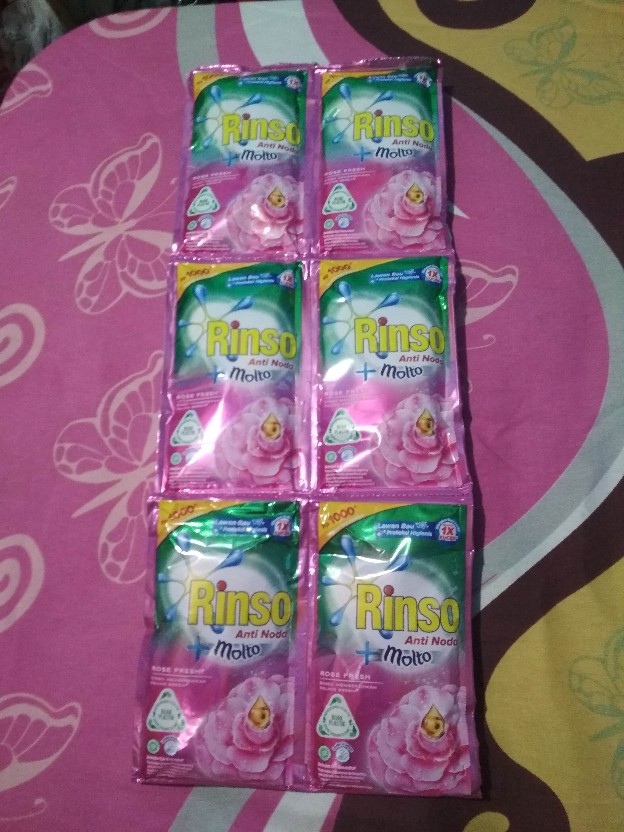 Rinso Cair 42ml Renceng Isi 12pc