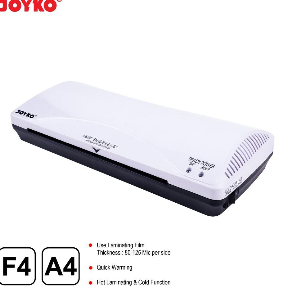

Mesin laminating joyko LM01 LM 01 F4 folio laminasi ktp a4 panas dingin hot cold portable portabel (