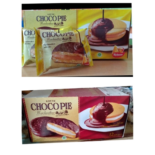 

Terbaru.. Lotte Choco Pie rasa coklat dan keju (12 pcs x 28 gr)