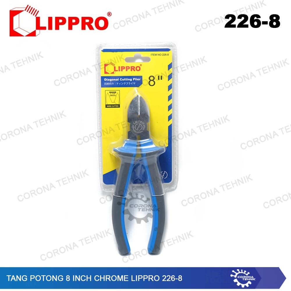 Lippro 226-8 Chrome - Tang Potong 8 Inch