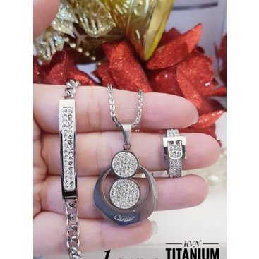 TiTanium set perhiasan wanita p9383848