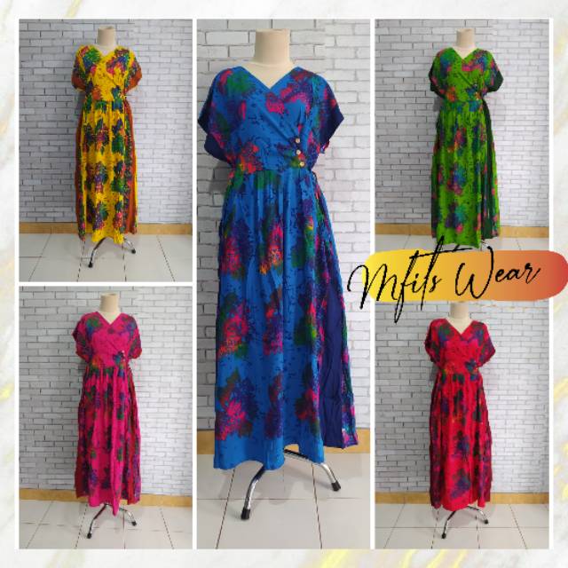 DASTER SELEMPANG BUNGA PUTRI AYU / DASTER PUTRI AYU / DASTER KIMONO / DASTER BUSUI / DASTER JUMBO