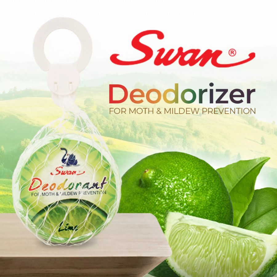 Swan Deodorant Lime 80 gram / gr