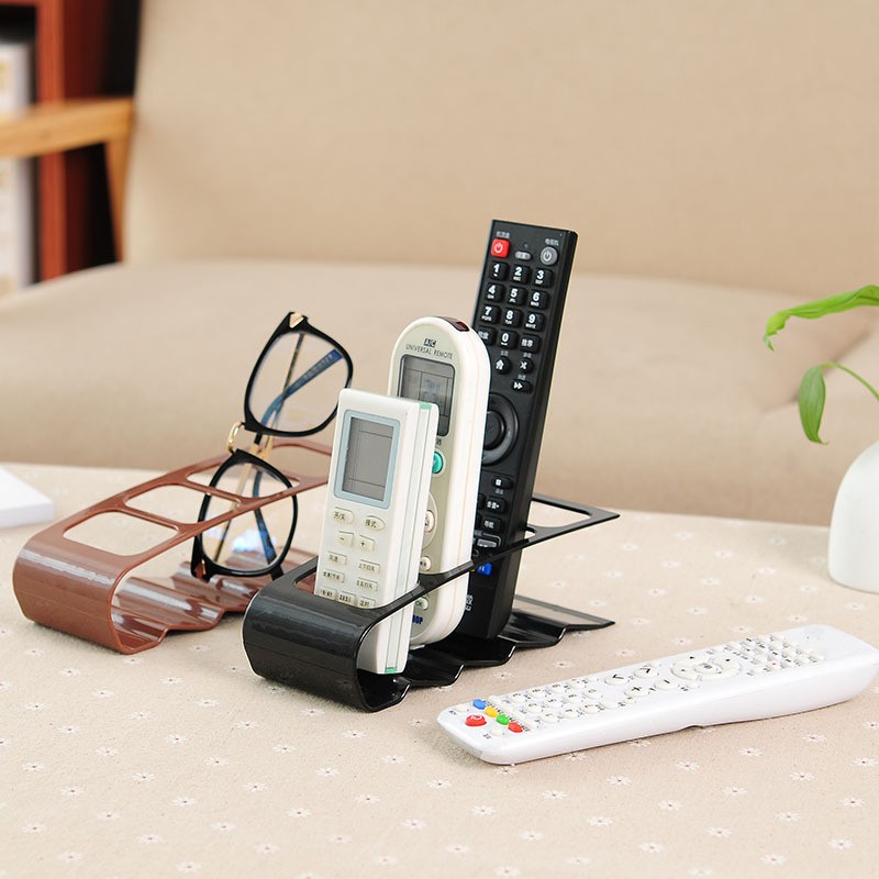 1Pc 4 Grid Home Desktop  Appliance Remote Control Stand Holder