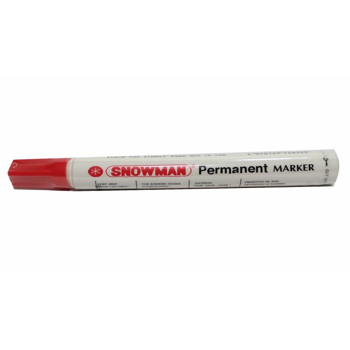 

Spidol Snowman Permanent Merah