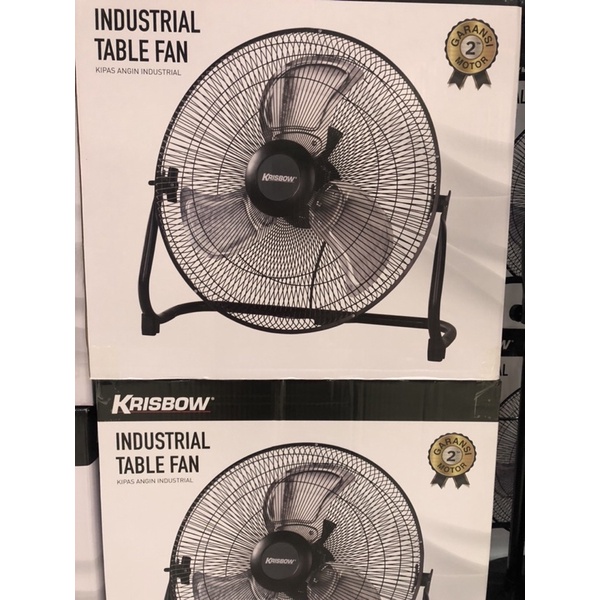 KRISBOW INDUSTRIAL TABLE FAN 16INC 80W/KIPAS ANGIN MEJA INDUSTRIAL 16 INC 80WATT