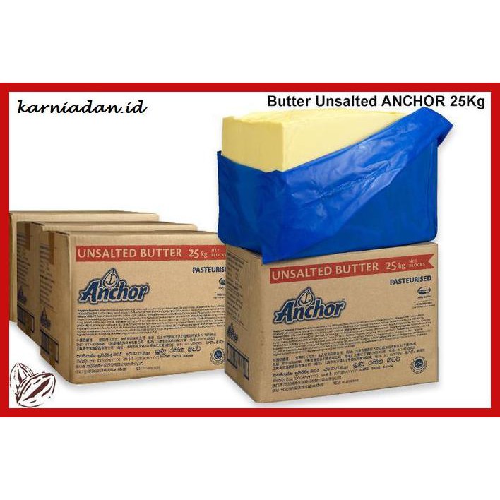 

Rettubagetnem- Butter Anchor Unsalted 1Kg (Repack) -Asli-Slii.