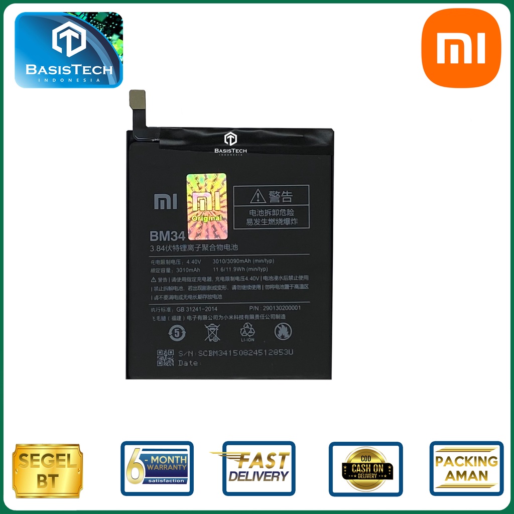 BATERAI XIAOMI NOTE PRO - XIAOMI Mi Note Pro - BM34 - ORI99