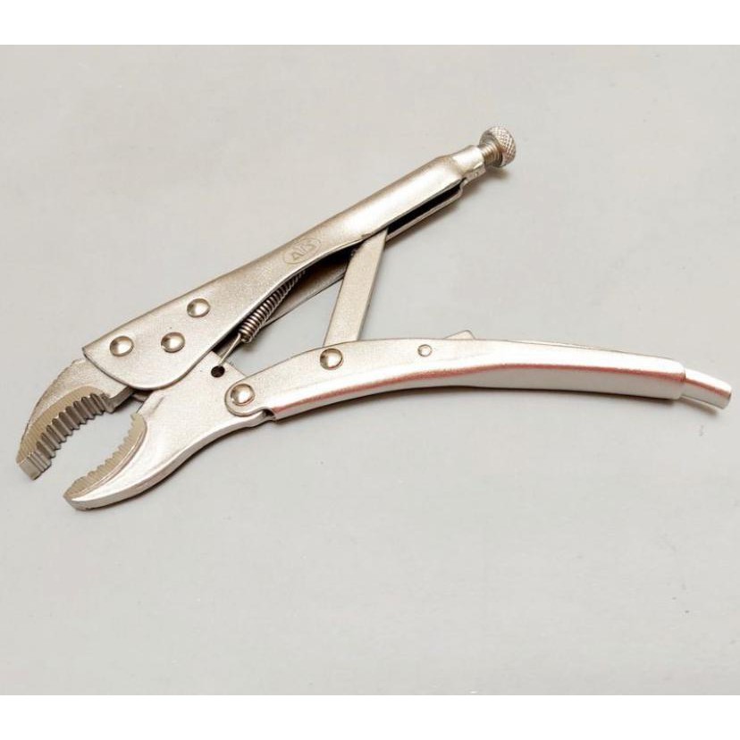 Tang Buaya ATS Bengkok 10 in- Curved Locking Pliers 10 in - Vise Grips 10’’ Tang Jepit Grip Vice