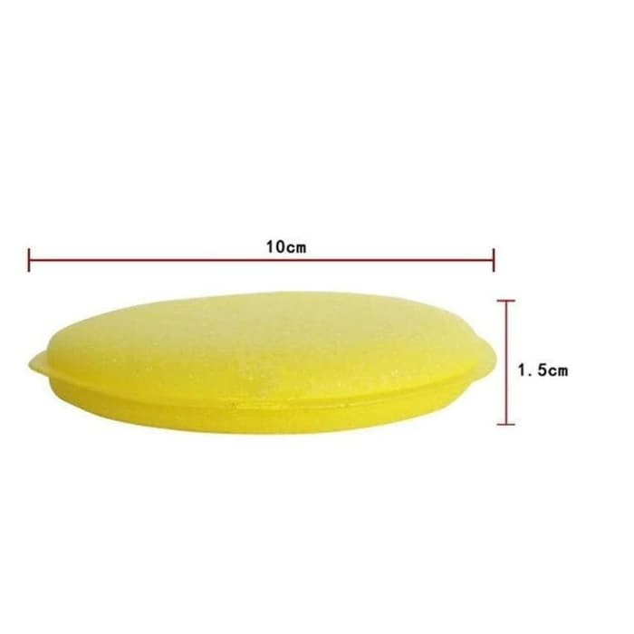 SPONGE APPLICATOR WAX BUSA SPONGE WAX APPLICATOR PAD BUSA POLES MOBIL WAX BUSA SPONGE APPLICATOR APLIKATOR PAD WAX BODY MOBIL 10 CM