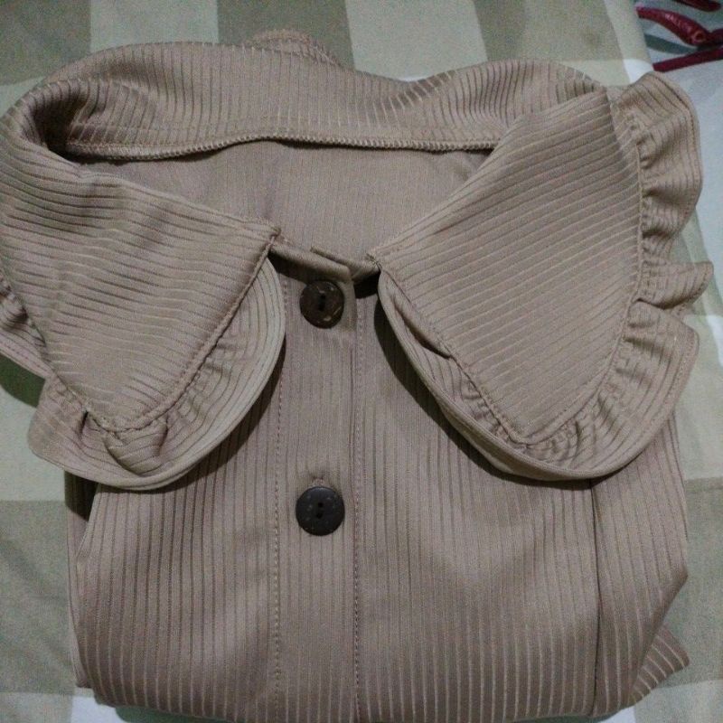 Preloved Gamis coklat susu allsize