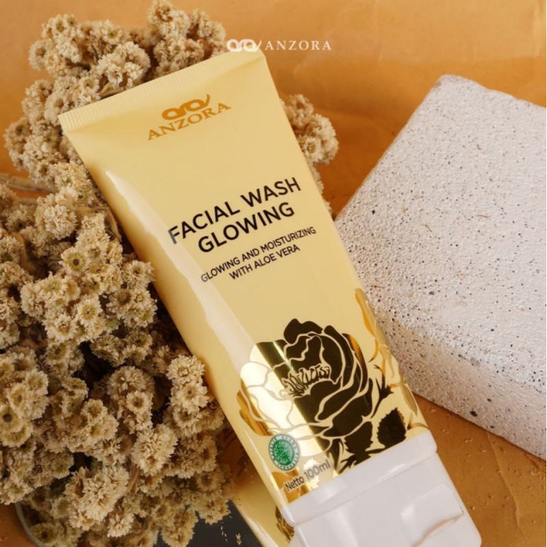ecer sabun anzora / fasial wash anzora acne glow