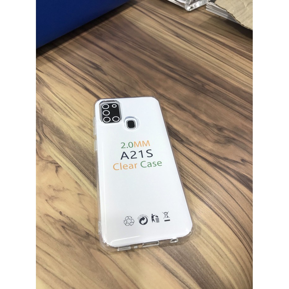 TPU CLEAR CASE BENING TEBAL ANTI PECAH SAMSUNG A21S - CLEAR