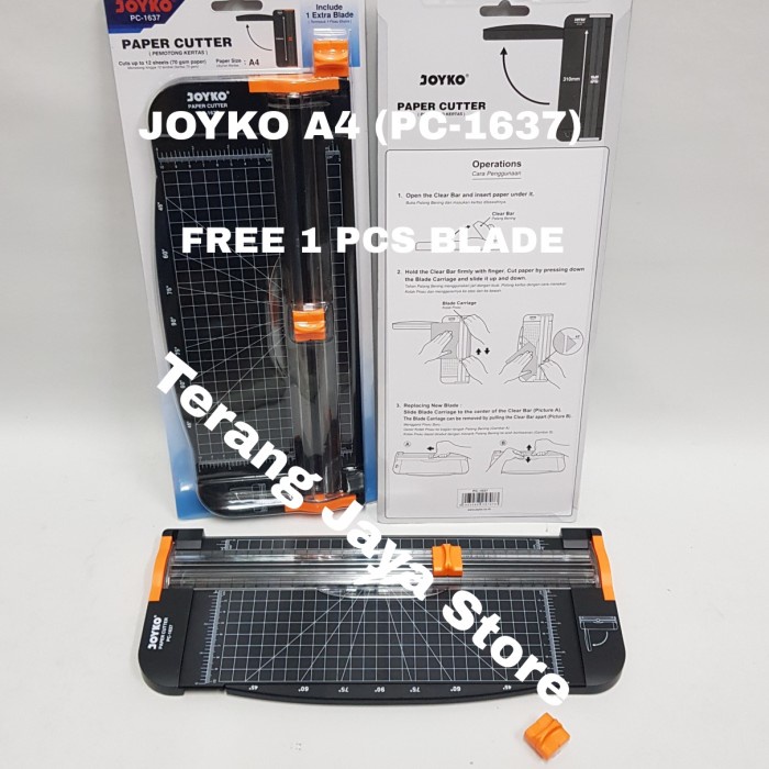 

Sale!!! Alat Pemotong Kertas Joyko Pc1637 Rotary Paper Trimmer Joyko Pc-1637 Berkualitas