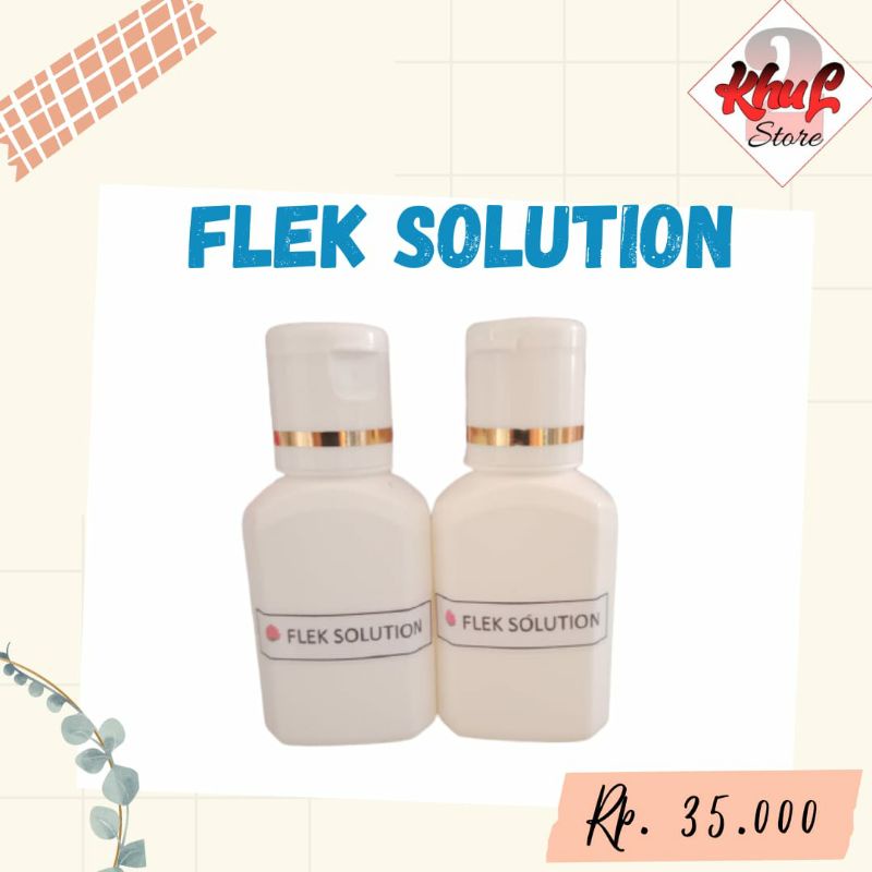 [ COD ] Flek solution - obat/serum/toner untuk menghilangkan flek hitam membandel