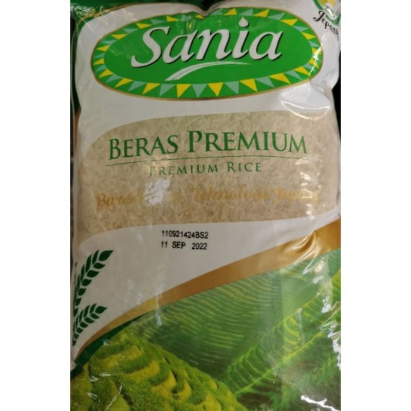 

Beras Premium SANIA 5Kg produksi PT. WILMAR PADI INDONESIA