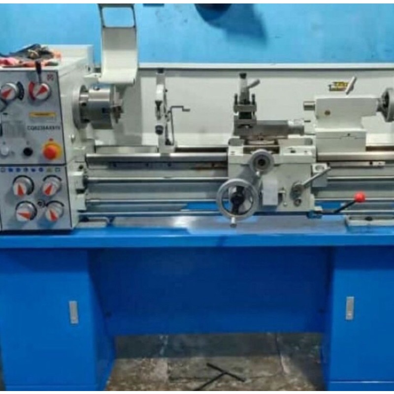 Mesin Bubut Besi Bench Lathe CQ-6230 90Cm Westco Original