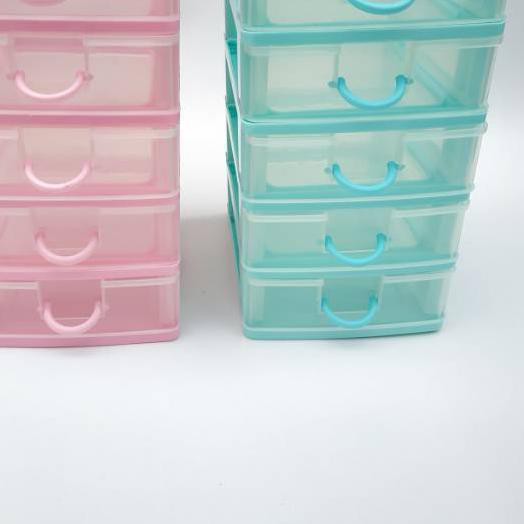 ● (BISA ) Laci Susun Mini | Laci Mini Plastik | Mini Laci Plastik | Rak Meja Mini 3 4 5 Susun ♧