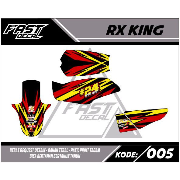 Decal stiker rx king 005