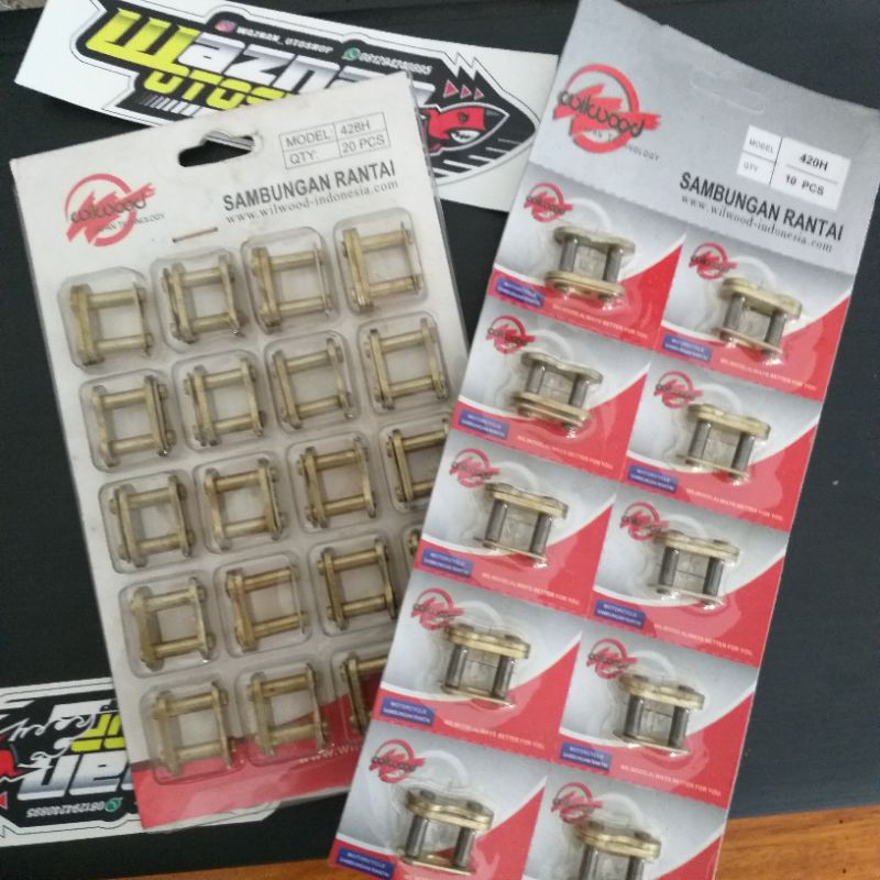 SAMBUNGAN RANTAI 415H 428H 420H COCOK UNTUK RANTAI SSS TDR OSAKI TK