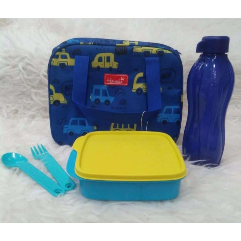 Promo murah tupperware salatiga lunch box set bisa untuk anak dan dewasa tepak makan tempat makan