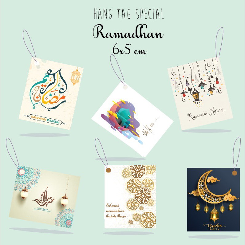 

Hangtag Premium paper edisi ramadan
