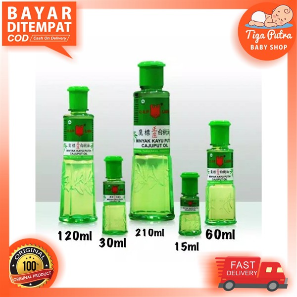 Minyak Kayu Putih Cap Lang 30ml 60ml / Masuk Angin / Perut Kembung / Minyak Angin