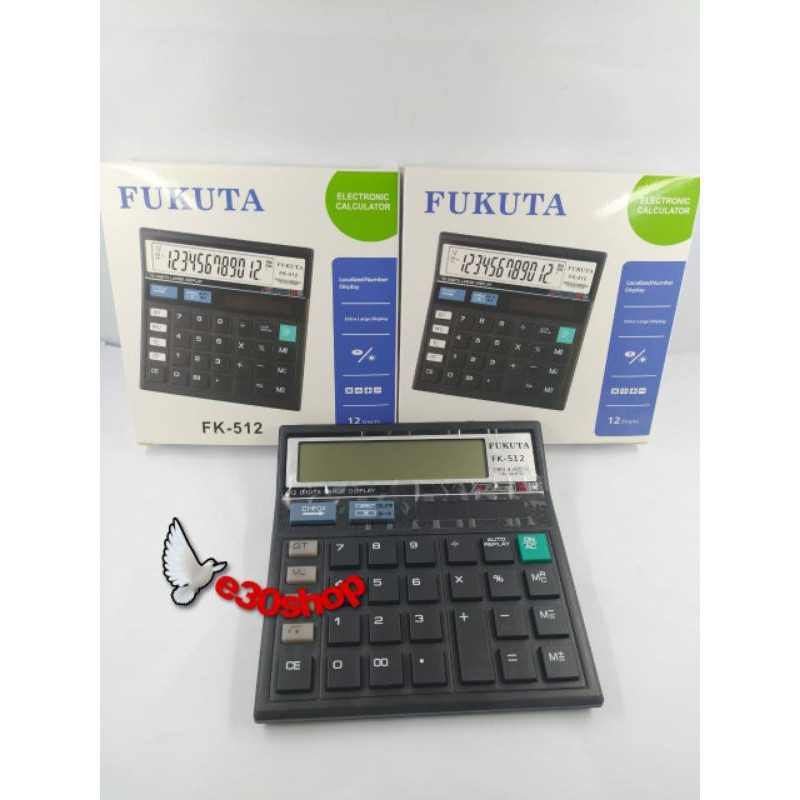 

Kalkulator Elektronik/Electronic Calculator Fukuta (FK-512)