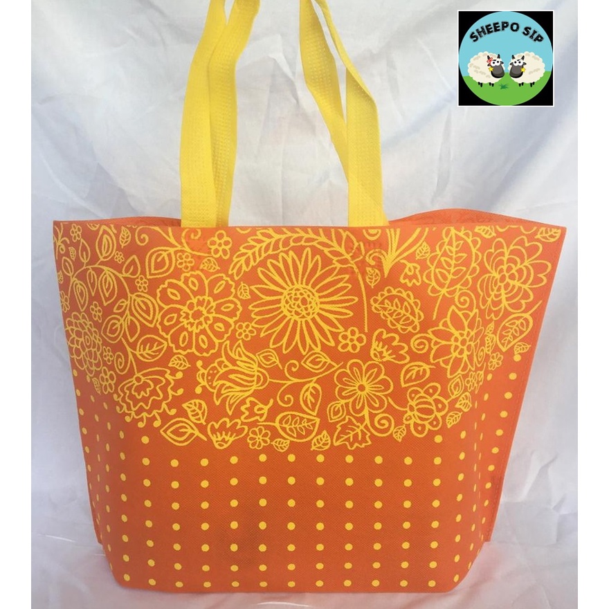 

GOODIE BAG SPUNBOND FLOWER 41x28x14 - TAS SOUVENIR MOTIF BUNGA - GOODIE BAG SOUVENIR PERNIKAHAN KUAT