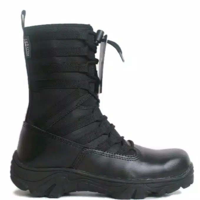 Sepatu PDL Ninja ACCENG bots safety CAANGGO MILITARY cream 10 inci