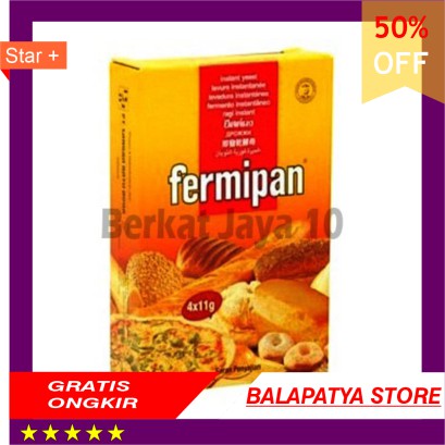 

FERMIPAN SACHET Instant Yeast Ragi Instan Box 4x11Gram Murah