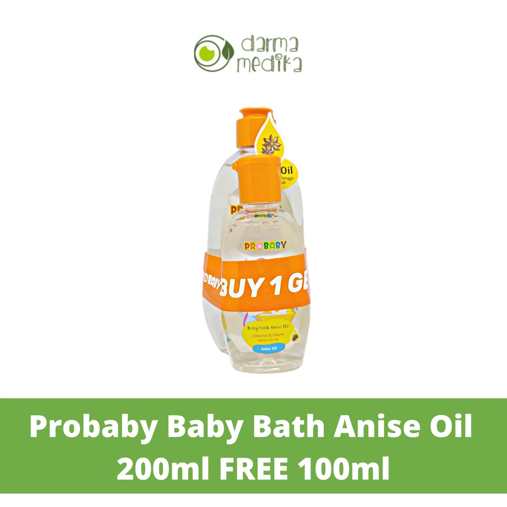 Jual Probaby Baby Bath Anise Oil 200ml FREE 100ml Shopee Indonesia