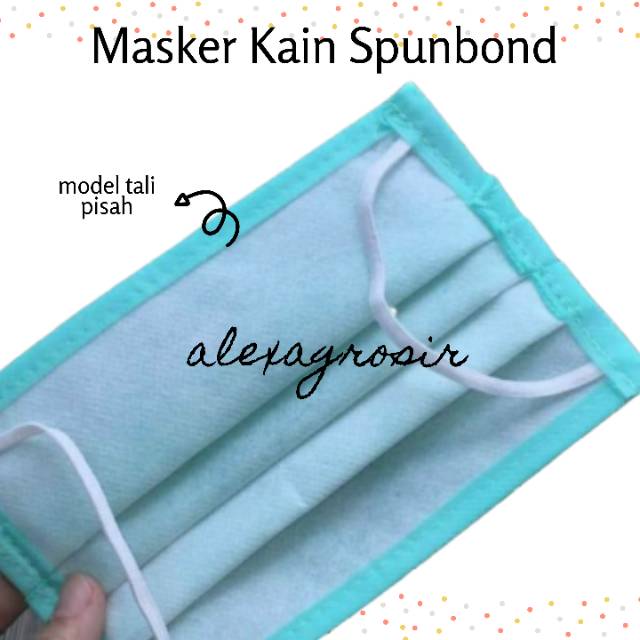 MASKER KAIN SPUNBOND TERMURAH -ALEXAGROSIR