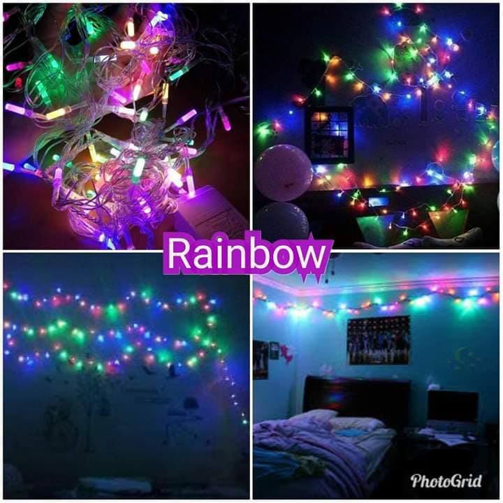 LAMPU TUMBLR / LAMPU NATAL RAINBOW/ LAMPU TUMBLR / LAMPU TUMBLR WARNA WARNI / LAMPU TUMBLR WARNA