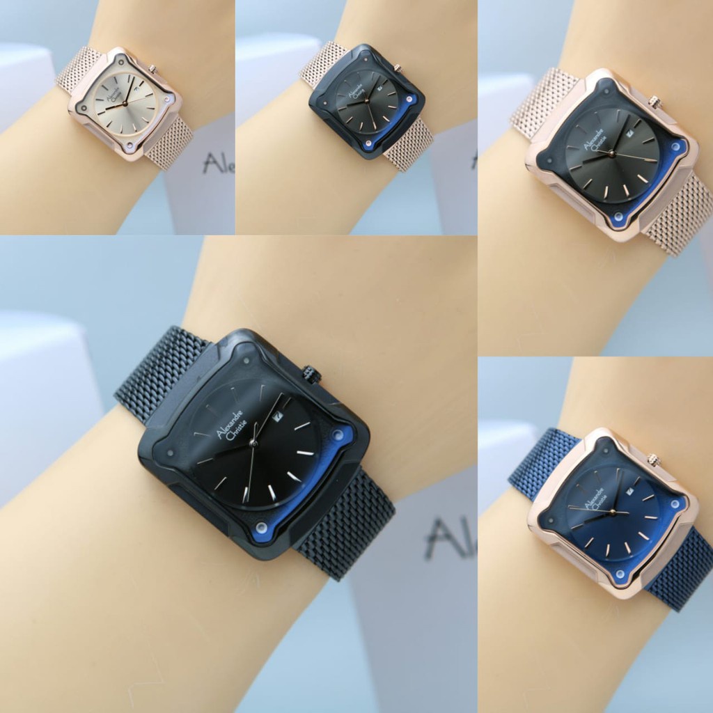 JAM TANGAN WANITA ALEXANDRE CHRISTIE AC 3030 / AC3030 RANTAI PASIR ORIGINAL GARANSI 1 TAHUN