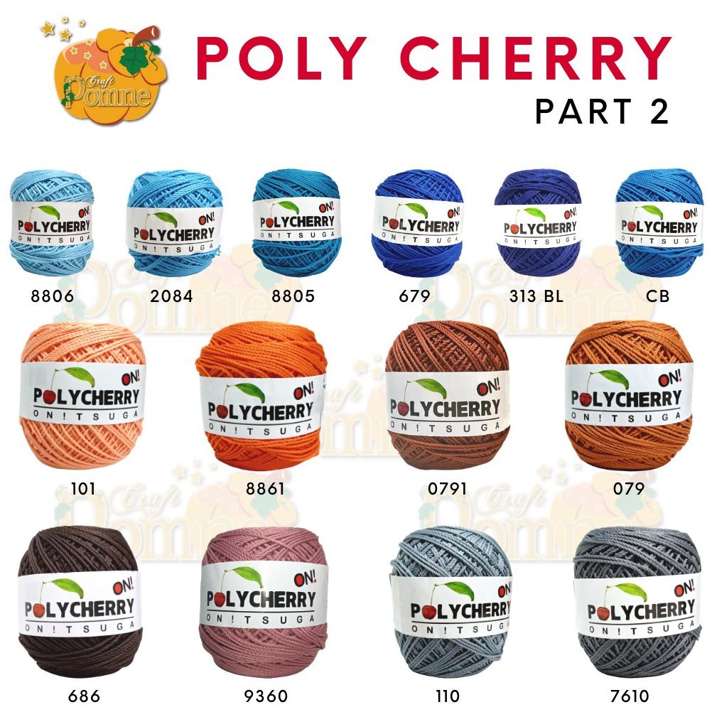 Grosir Polycherry - Benang Rajut Onitsuga Poly Cherry Harga 1 Pak Warna Yang Sama Polycherry