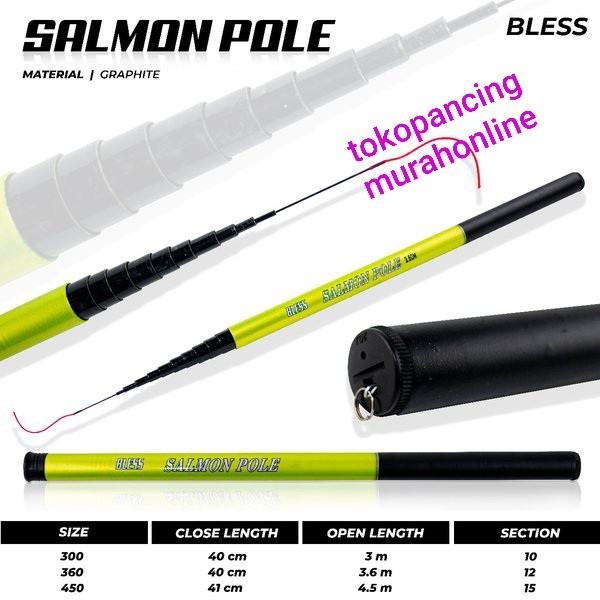 JORAN TEGEK BLESS SALMON POLE RUAS PENDEK