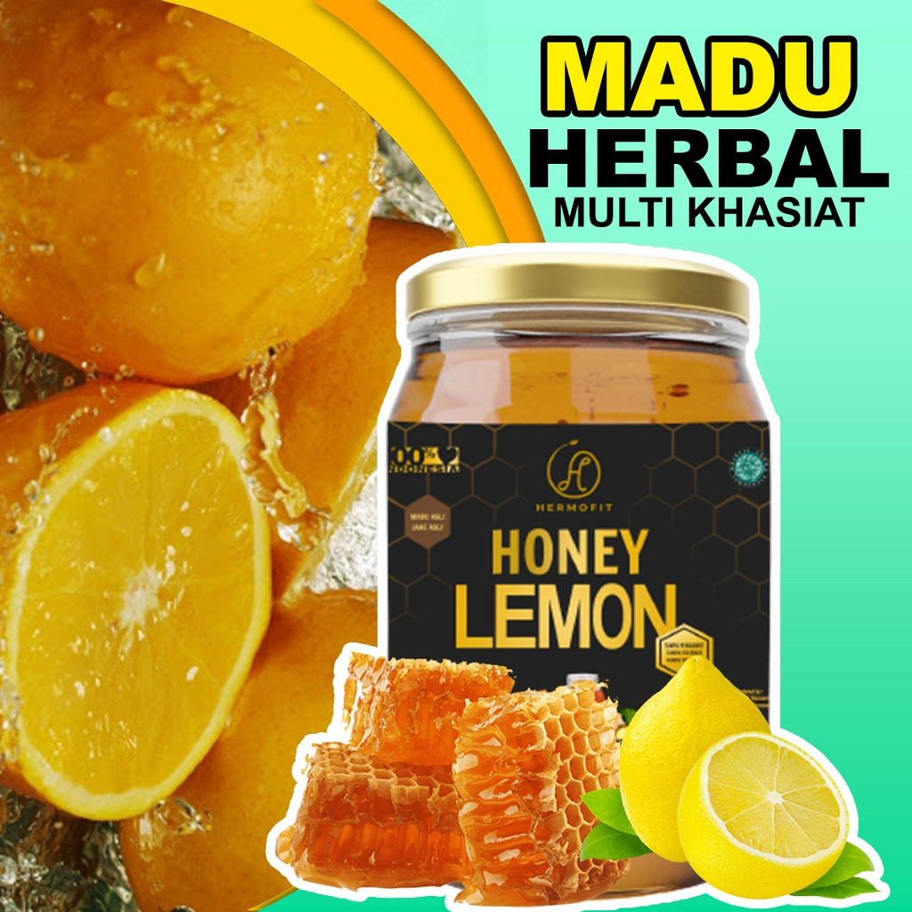 

Hermofit Honey Lemon 380 gr Penurun Badan Herbal Menurunkan Gula
