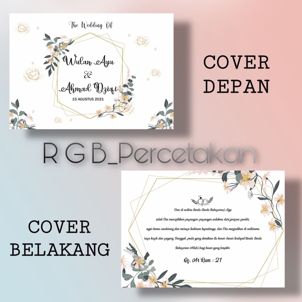 

Buku tamu / Guestbook / Buku tamu pernikahan