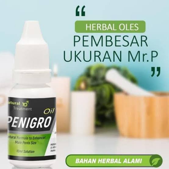 Penigro Oil Original Obat Herbal Oles Pembesar Alat Vital 100% Manjur