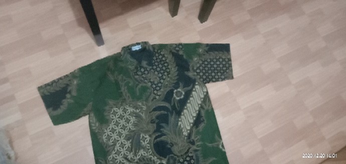 Setyo Luhur Hijau Batik Pria | Kemeja Batik Pria Lengan Panjang Katun Halus Primisima Furing Sragen