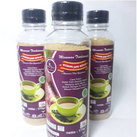 MINUMAN JAHE MERAH INSTAN BUBUK 175 GRAM SUDAH PIRT. RIENS COLLECTIONS