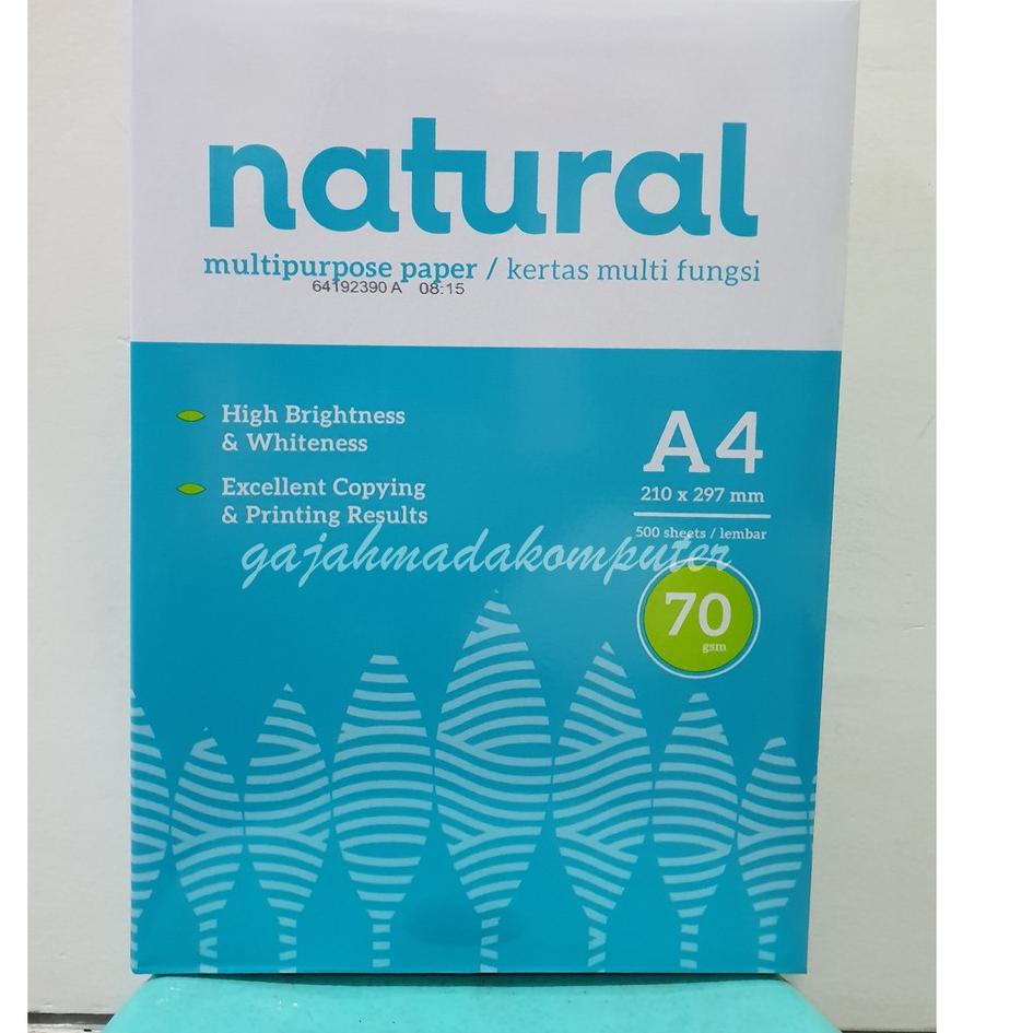

8moe Kertas HVS A4 70 gr 70 gsm 70gram NATURAL ➷ 95-