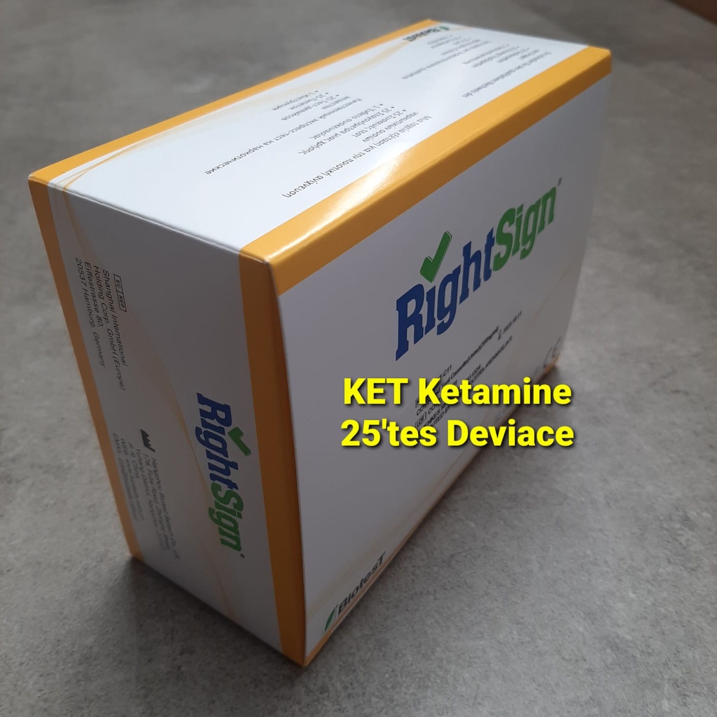RAPID TES KET RIGHT SIGN/KET  DRUG TES SINGLE DEVICAE / TES KETAMINE