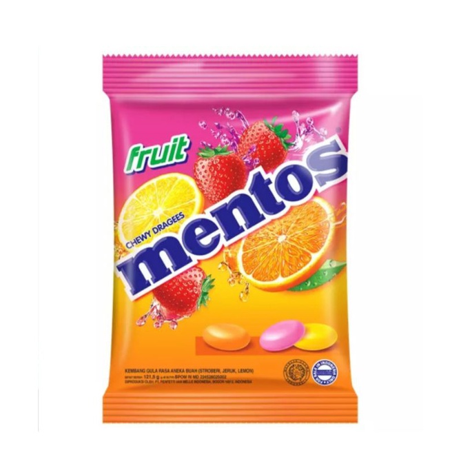 

Mentos (sak) 121,5g