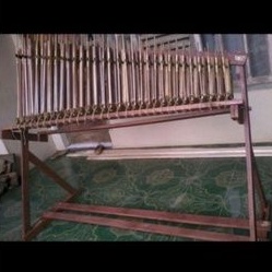 Angklung toel berdiri 31 nada bahan bambu hitam